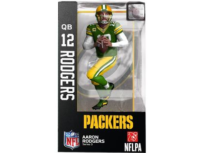 Action Figures and Toys Import Dragon Figures - Green Bay Packers - Aaron Rodgers - Cardboard Memories Inc.