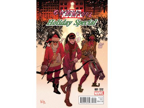 Comic Books Marvel Comics - Gwenpool Holiday Special - Deadpool Variant Cover - 4199 - Cardboard Memories Inc.