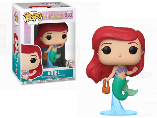 Action Figures and Toys POP! - Movies - Little Mermaid - Ariel With Bag - Cardboard Memories Inc.