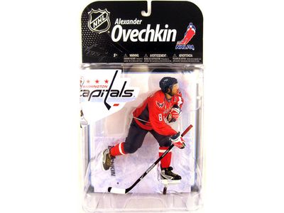 Action Figures and Toys McFarlane Toys - NHL - Washington Capitals - Alexander Ovechkin - Red Jersey - Cardboard Memories Inc.