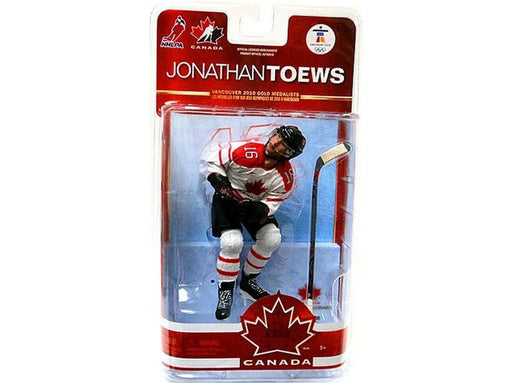 Action Figures and Toys McFarlane Toys - Hockey - Vancouver 2010 Gold Medalist - Jonathan Toews - Cardboard Memories Inc.