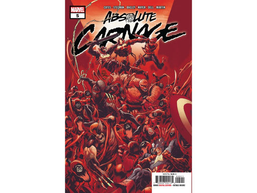 Comic Books Marvel Comics - Absolute Carnage 005 of 5 - AC - Cardboard Memories Inc.