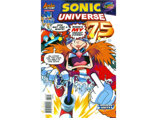 Comic Books Archie Comics - Sonic Universe 075 - Variant Cover 7.5 (Cond. VF-) - 3737 - Cardboard Memories Inc.