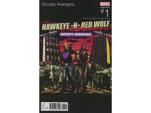 Comic Books Marvel Comics - Occupy Avengers 001 - Hip-Hop Variant - 0186 - Cardboard Memories Inc.