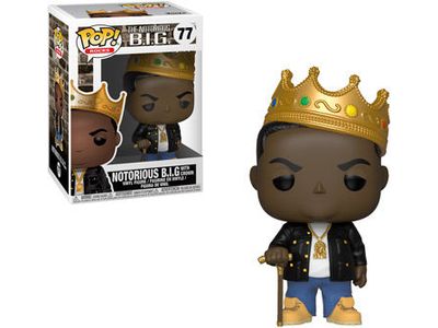 Action Figures and Toys POP! - Music - Notorious B.I.G. with Crown - Cardboard Memories Inc.