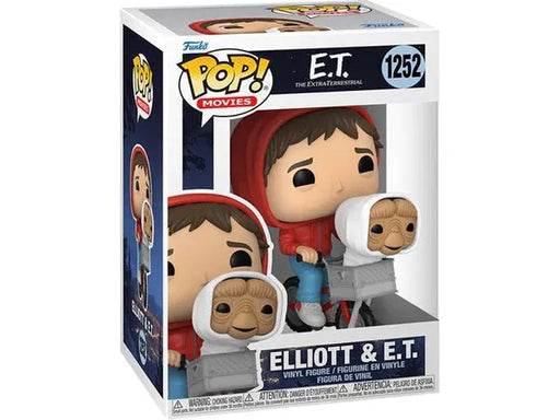 Action Figures and Toys POP! - Movies - ET - Elliot and E.T. in Bike Basket - Cardboard Memories Inc.