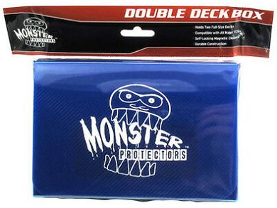 Supplies BCW - Monster - Double Deck Box - Blue - Cardboard Memories Inc.