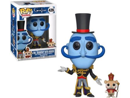 Action Figures and Toys POP! - Movies - Coraline - Mr Bobinsky with Mouse - Cardboard Memories Inc.