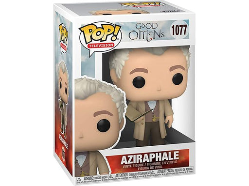 Action Figures and Toys POP! - TV - Good Omens - Aziraphale with Book - Cardboard Memories Inc.