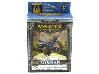 Collectible Miniature Games Privateer Press - Warmachine - Cygnar - Major Katherine Laddermore - PIP 31055 - Cardboard Memories Inc.