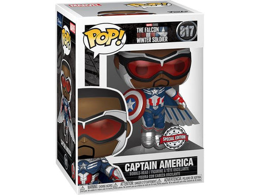 Action Figures and Toys POP! - Movies - The Falcon and The Winter Soldier - Captain America - Special Edition - Cardboard Memories Inc.