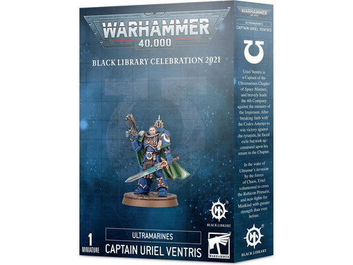 Collectible Miniature Games Games Workshop - Warhammer 40K - Ultramarines - Captain Uriel Ventris - 55-42 - Cardboard Memories Inc.