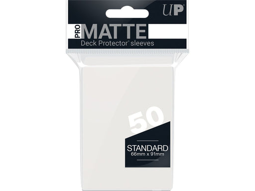 Supplies Ultra Pro - Deck Protectors - Standard Size - 50 Count Matte Clear - Cardboard Memories Inc.