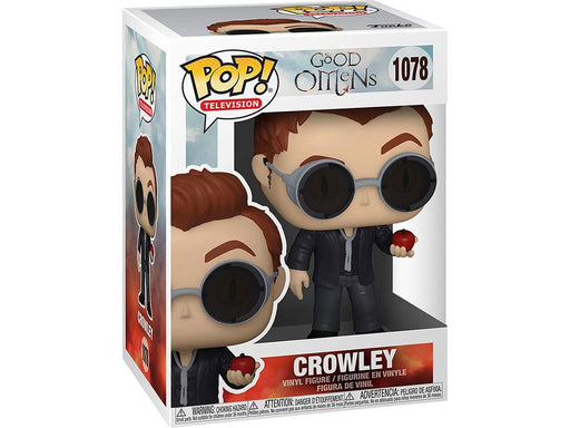 Action Figures and Toys POP! - TV - Good Omens - Crowley with Apple - Cardboard Memories Inc.