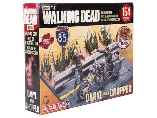 Building Sets McFarlane Toys - Walking Dead - Daryl with Chopper - Cardboard Memories Inc.