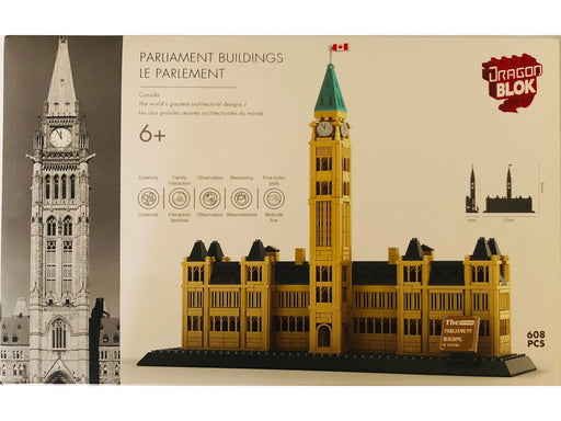 Action Figures and Toys Import Dragon - Dragon Blok - Parliament Building - Building Blocks Model - Cardboard Memories Inc.