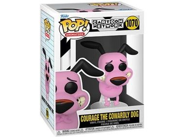 Action Figures and Toys POP! - Television - Cartoon Network - Courage The Cowardly Dog - Cardboard Memories Inc.