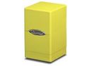 Supplies Ultra Pro - Satin Tower Deck Box - Yellow - Cardboard Memories Inc.
