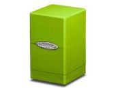Supplies Ultra Pro - Satin Tower Deck Box - Lime Green - Cardboard Memories Inc.