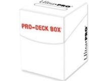 Supplies Ultra Pro - 100 Deck Box - White - Cardboard Memories Inc.