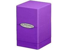 Supplies Ultra Pro - Satin Tower Deck Box - Purple - Cardboard Memories Inc.