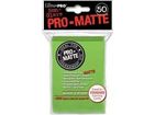 Supplies Ultra Pro - Deck Protectors - Standard Size - 50 Count Matte Lime Green - Cardboard Memories Inc.