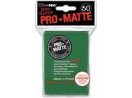 Supplies Ultra Pro - Deck Protectors - Standard Size - 50 Count Pro-Matte Green - Cardboard Memories Inc.