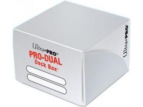 Supplies Ultra Pro - 180ct Dual Deck Box - White - Cardboard Memories Inc.