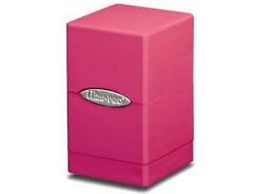 Supplies Ultra Pro - Satin Tower Deck Box - Pink - Cardboard Memories Inc.
