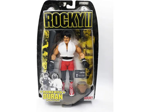 Action Figures and Toys Jakks Pacific - Rocky Collector Series - Rocky II - Roberto Duran - Cardboard Memories Inc.