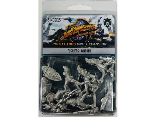 Collectible Miniature Games Privateer Press - Monsterpocalypse - Protectors Unit Expansion - Fusiliers Warder - PIP 51102 - Cardboard Memories Inc.