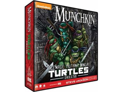 Card Games Steve Jackson Games - Munchkin - Teenage Mutant Ninja Turtles - Deluxe Edition - Cardboard Memories Inc.
