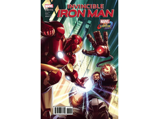 Comic Books Marvel Comics - Invincible Iron Man 10 - Marvel vs. Capcom Variant - 1308 - Cardboard Memories Inc.