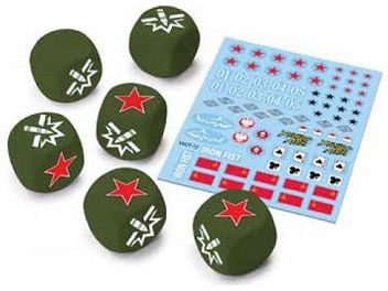 Dice Gale Force Nine - World of Tanks - Soviet - Dice and Decal Pack - Cardboard Memories Inc.