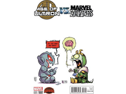 Comic Books Marvel Comics - Age of Ultron vs. Marvel Zombies 01 - Young Cover - 4449 - Cardboard Memories Inc.