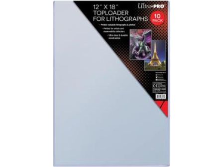 Supplies Ultra Pro - Top Loaders - 12 x 18 Top Loaders for Lithographs Pack - Cardboard Memories Inc.