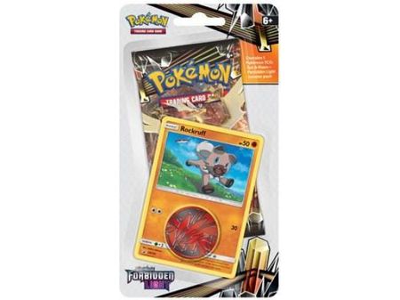 Trading Card Games Pokemon - Forbidden Light - Check Lane Blister Pack - Rockruff - Cardboard Memories Inc.