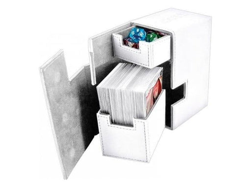 Supplies Ultimate Guard - Flip N Tray Case - White Xenoskin - 80 - Cardboard Memories Inc.