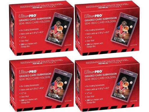 Supplies Ultra Pro - Graded Card Submission - Semi-Rigid Card Holders - 4-Box Combo - Cardboard Memories Inc.