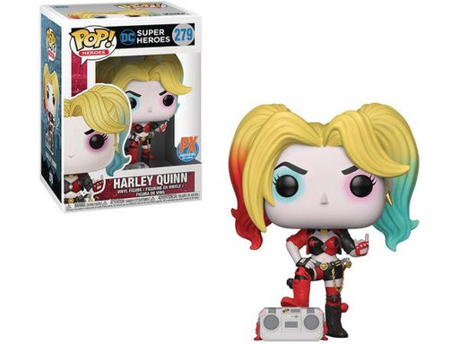 Action Figures and Toys POP! - DC Super Heroes - Harley Quinn with Boombox - Cardboard Memories Inc.