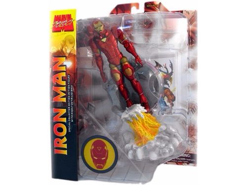 Action Figures and Toys Diamond Select - Marvel Select Iron Man Action Figure - Cardboard Memories Inc.