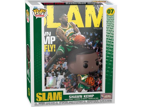 Action Figures and Toys POP! - Magazine Covers - Sports - NBA - Shawn Kemp - Seattle Supersonics - Cardboard Memories Inc.