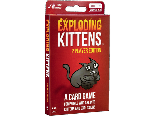 Card Games Rebel - Exploding Kittens - 2 Player Edition - Cardboard Memories Inc.
