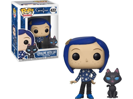 Action Figures and Toys POP! - Movies - Coraline - Coraline with Cat - Cardboard Memories Inc.