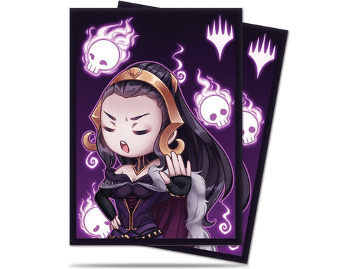 Supplies Ultra Pro - Deck Protector Sleeves - Magic the Gathering - Chibi Collection - Liliana - Talk To The Hand - Cardboard Memories Inc.