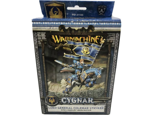 Collectible Miniature Games Privateer Press - Warmachine - Cygnar - Lord General Coleman Stryker Warcaster - PIP 31103 - Cardboard Memories Inc.