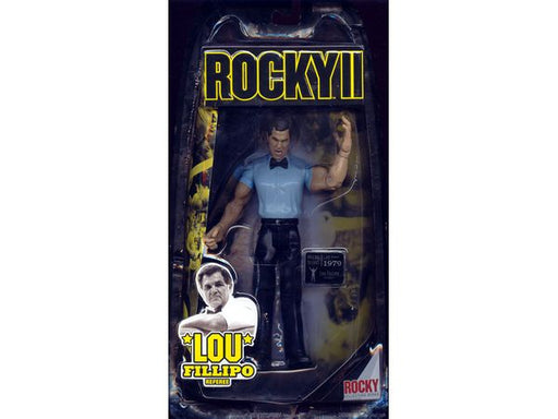 Action Figures and Toys Jakks Pacific - Rocky Collector Series - Rocky II - Lou Fillipo - Cardboard Memories Inc.