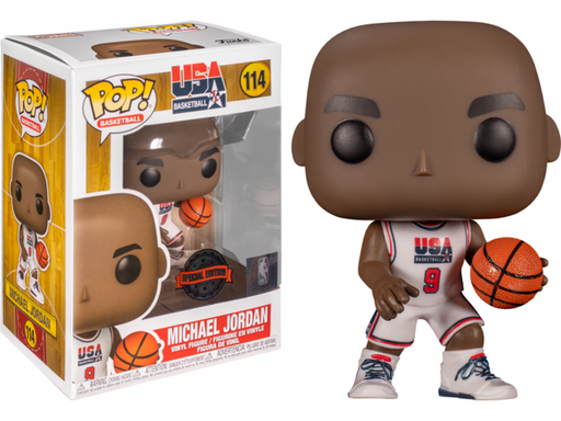 Action Figures and Toys POP! - Sports - NBA - Team USA - Michael Jordan - Special Edition - Cardboard Memories Inc.