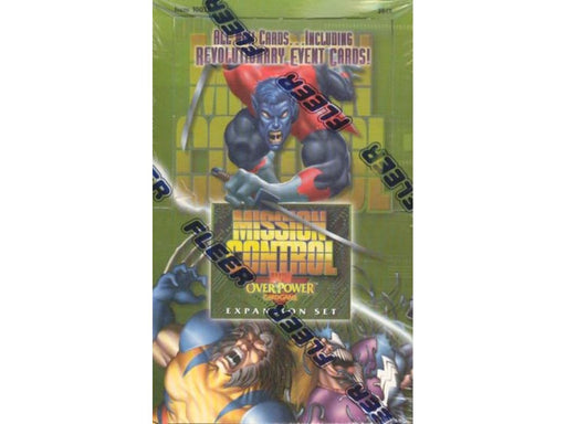 Trading Card Games Fleer - Marvel - Over Power Mission Control - Booster Box - Cardboard Memories Inc.