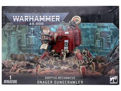 Collectible Miniature Games Games Workshop - Warhammer 40K - Adeptus Mechanicus - Onager Dunecrawler - 59-13 - Cardboard Memories Inc.